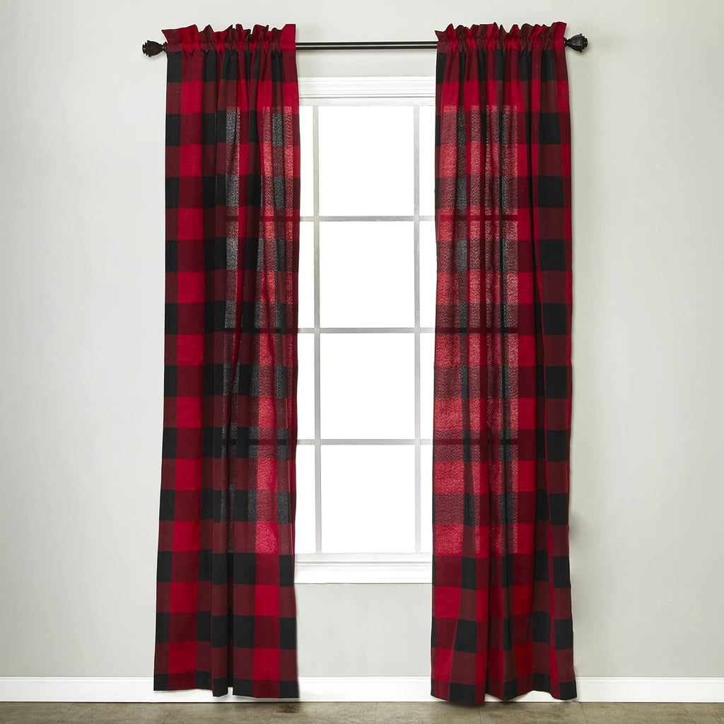 by Saturday Knight Ltd. - U7091010084P09 Grandin Window Panel, 40" X 84", Red