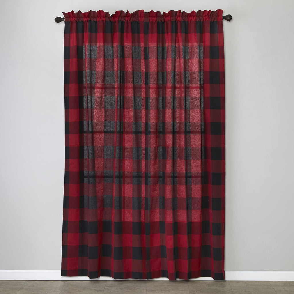 by Saturday Knight Ltd. - U7091010084P09 Grandin Window Panel, 40" X 84", Red