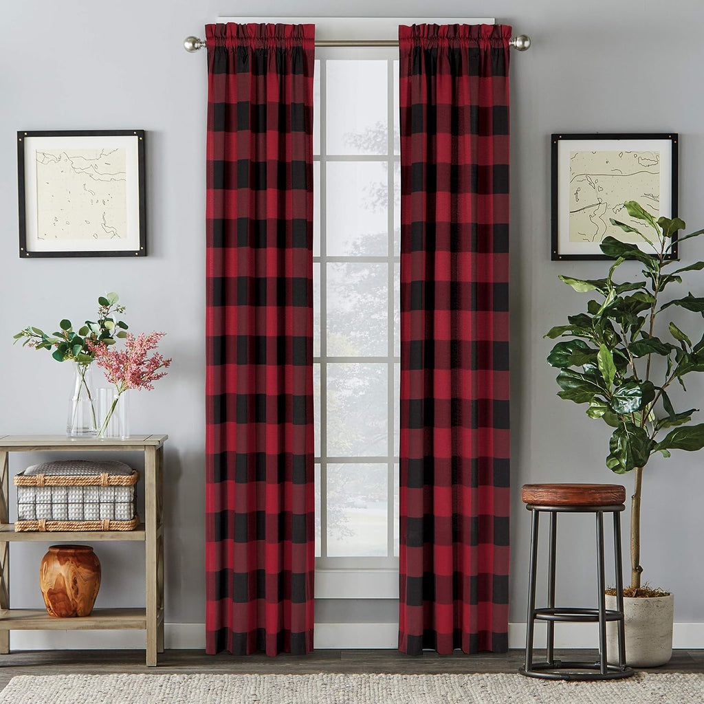 by Saturday Knight Ltd. - U7091010084P09 Grandin Window Panel, 40" X 84", Red