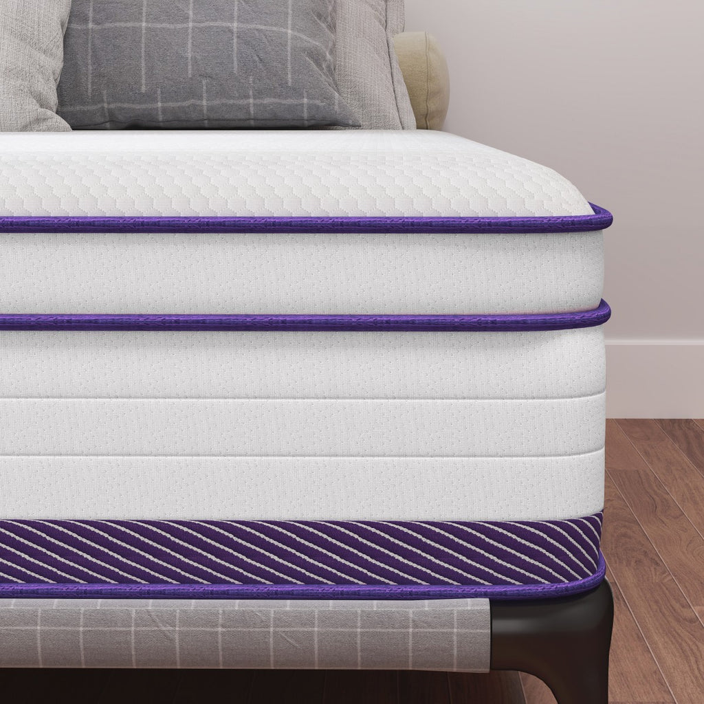 12"14" Gel Memory Foam Spring Hybrid Queen Mattress Twin Full King Size in a Box