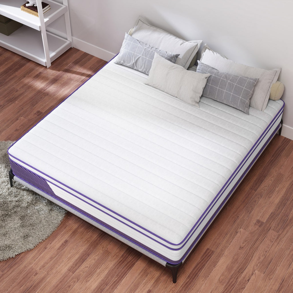 12"14" Gel Memory Foam Spring Hybrid Queen Mattress Twin Full King Size in a Box
